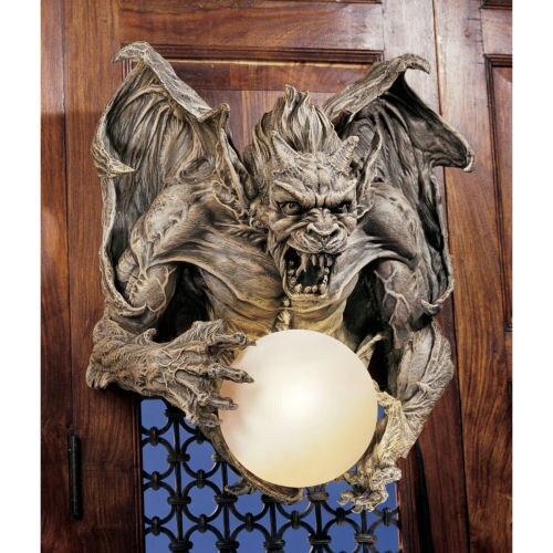 Merciless Gargoyle Lighted Wall Sculpture Statue